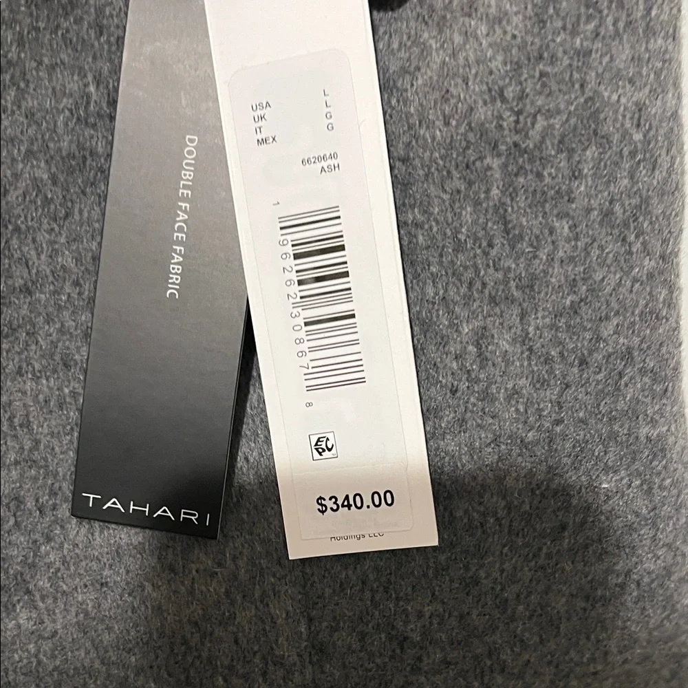 Tahari Women's Gray Cape Jacket - Picture 5 of 14